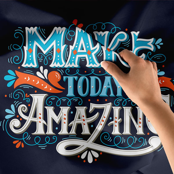 Motivasyon Duvar Örtüsü - Make Today Amazing (Klasik Stil) 7612