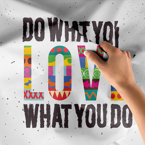motivational-wall-tapestry-7617-07 Motivasyon Duvar Örtüsü - Do What You Love 7617