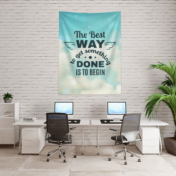 motivational-wall-tapestry-7627-03 Motivasyon Duvar Örtüsü - The Best Way to Get Something Done 7627