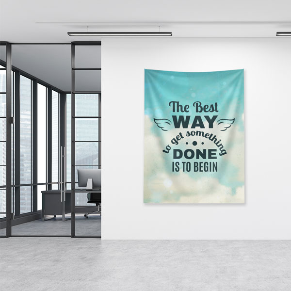 motivational-wall-tapestry-7627-04 Motivasyon Duvar Örtüsü - The Best Way to Get Something Done 7627