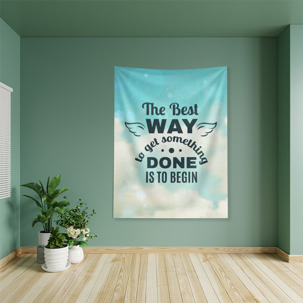 motivational-wall-tapestry-7627-05 Motivasyon Duvar Örtüsü - The Best Way to Get Something Done 7627