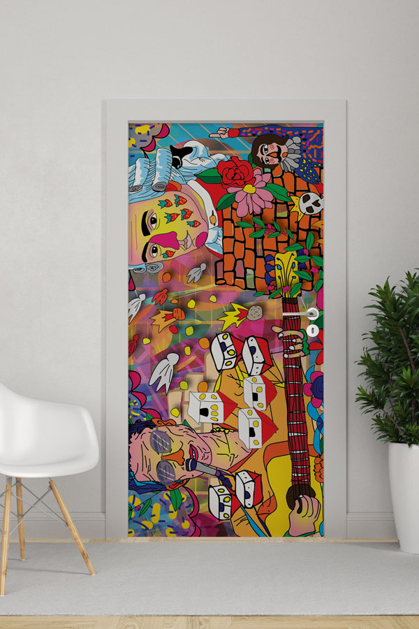 Müzik Sınıfı Kapı Giydirme 8859