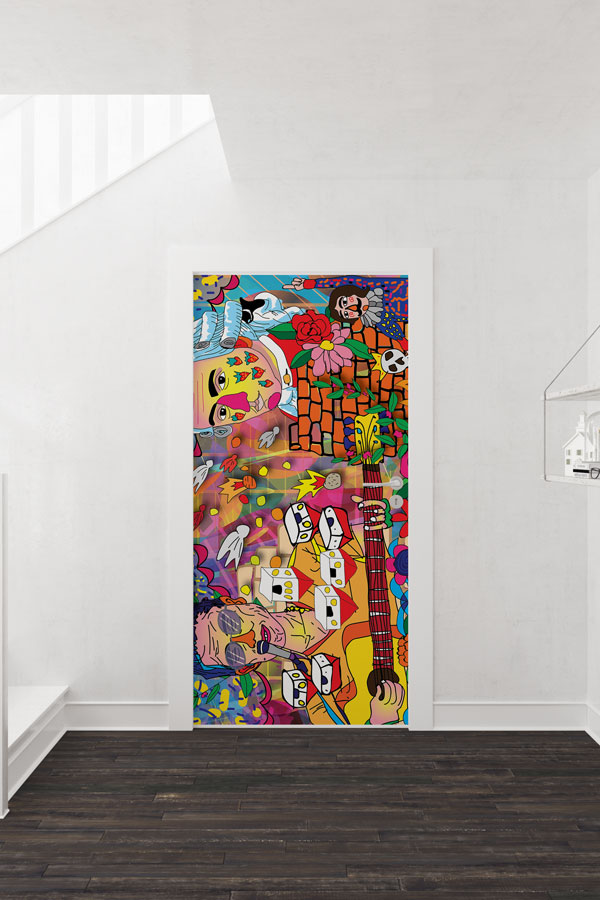 Müzik Sınıfı Kapı Giydirme 8859