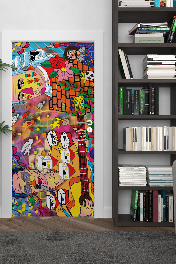 Müzik Sınıfı Kapı Giydirme 8859