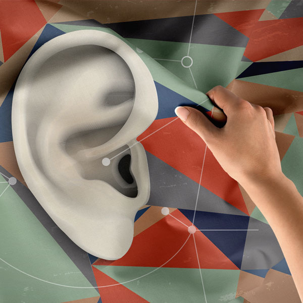 music-class-wall-tapestry-8269-03 Soyut Geometrik Kulak Desenli Duvar Örtüsü 8269