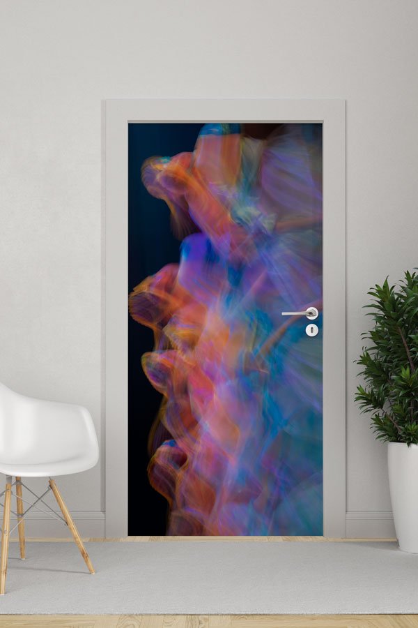 Soyut Müzik Enerjisi Kapı Giydirme 8854