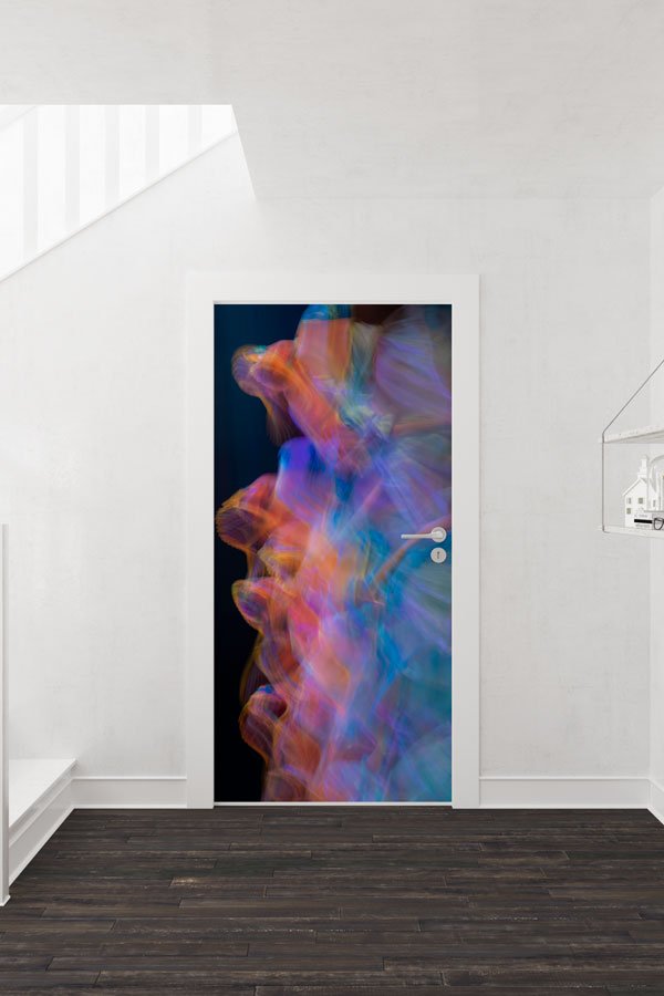 Soyut Müzik Enerjisi Kapı Giydirme 8854