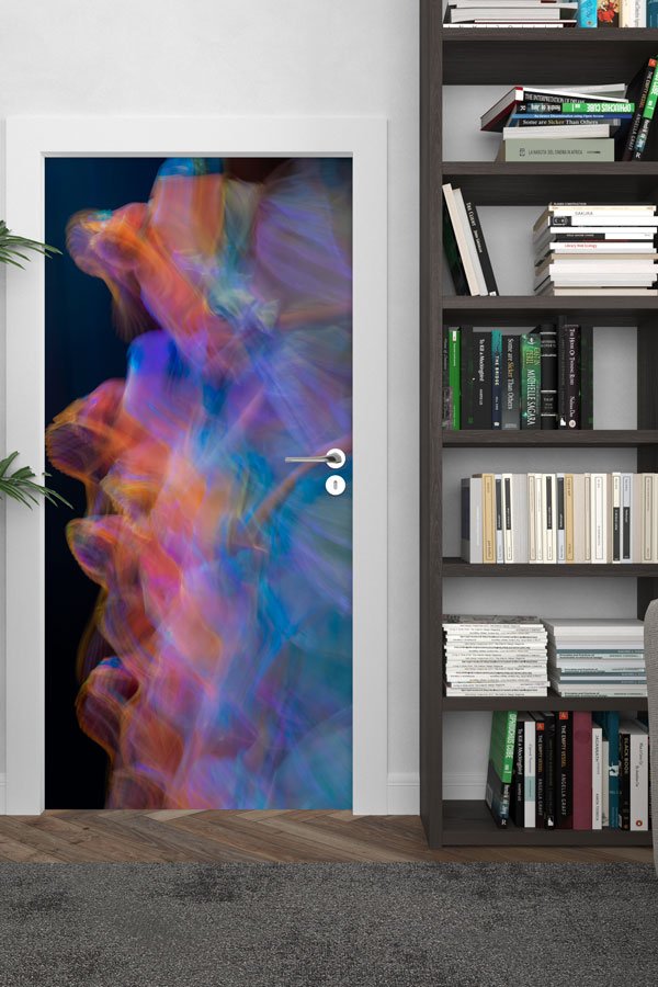 Soyut Müzik Enerjisi Kapı Giydirme 8854