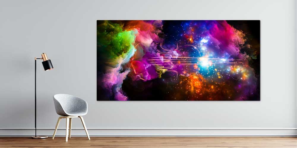 music-school-wall-decor-7974-01 Bu büyük ebatlı duvar dekoru müzik ve evrenin 7974