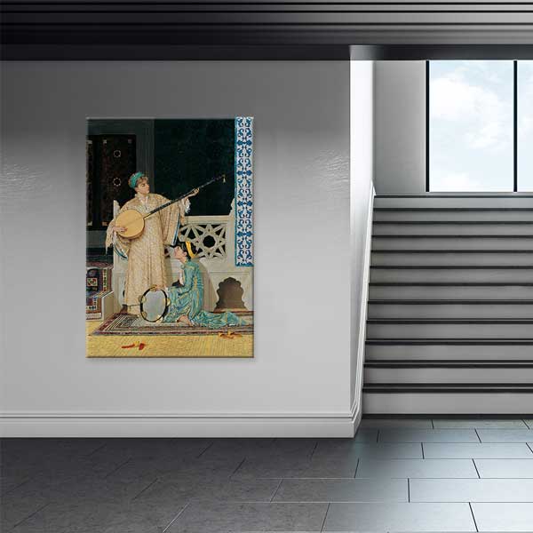 Doğu Müziği Enstrümanları Temalı Sanatsal Tablo – B-175