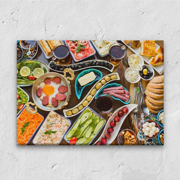 Zengin Anadolu Kahvaltısı Duvar Tablosu – 12184