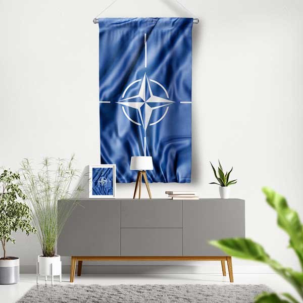 NATO Askeri Duvar Flaması 11137