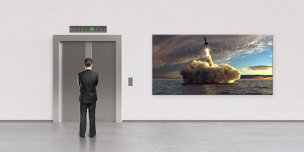 Denizden Füze Fırlatma Askeri Duvar Dekoru 11289