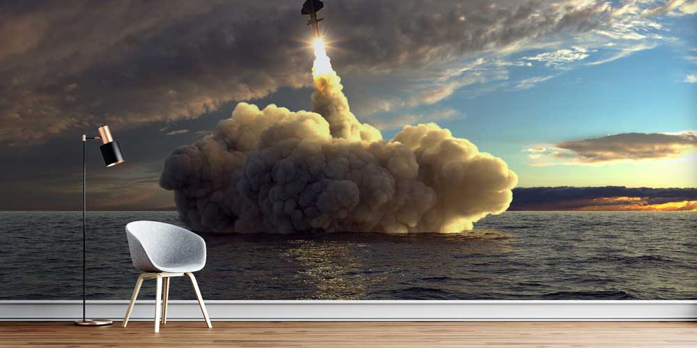 navy-wall-art-decor-10937-00 Denizden Füze Fırlatma Duvar Kağıdı 10937