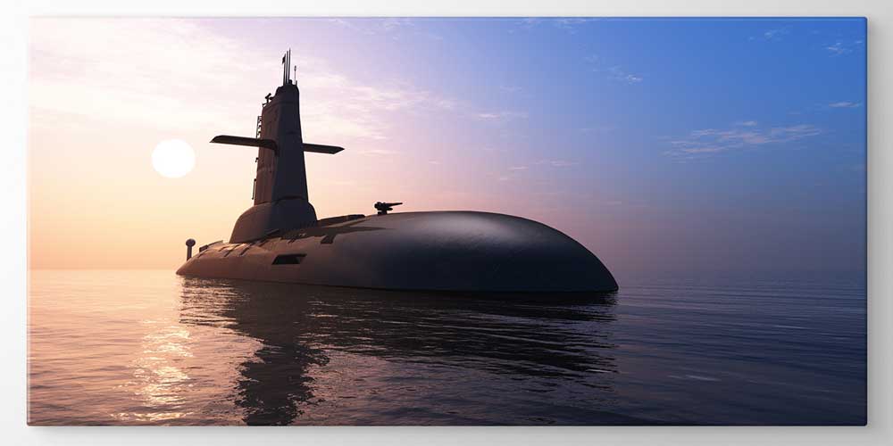 Denizaltı Askeri Duvar Dekoru Büyük Ebat 11287