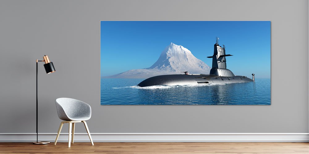 navy-wall-art-decor-11288-01 Dağ Manzaralı Denizaltı Askeri Duvar Dekoru 11288