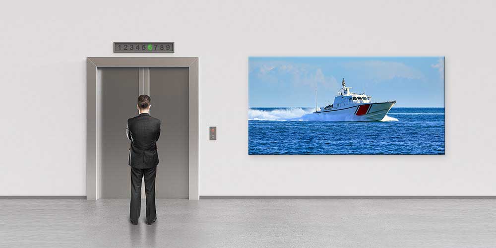 Askeri Deniz Güvenlik Duvar Dekoru 11286