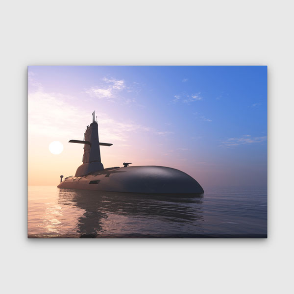 Denizaltı Gün Batımı Kanvas Tablo – 11193