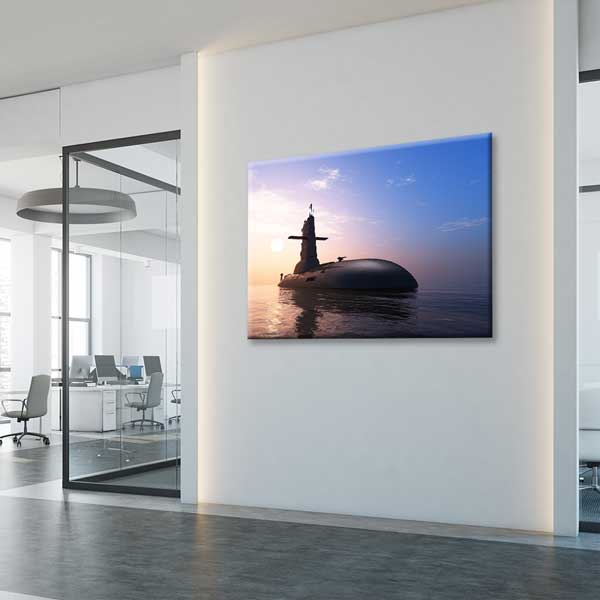 Denizaltı Gün Batımı Kanvas Tablo – 11193