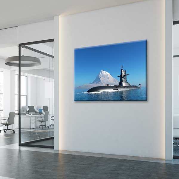 Kutupta Denizaltı Kanvas Tablo – 11194