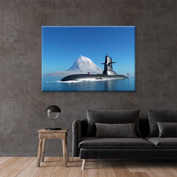 Kutupta Denizaltı Kanvas Tablo – 11194