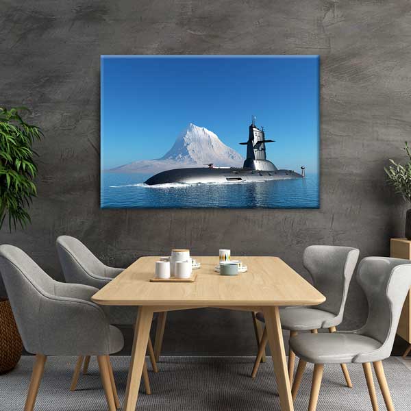 Kutupta Denizaltı Kanvas Tablo – 11194