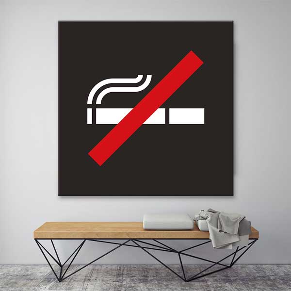no-cigarette-wall-poster-4021-01 Sigarayı Bırakmanın Sosyal Faydaları Posteri – 4021