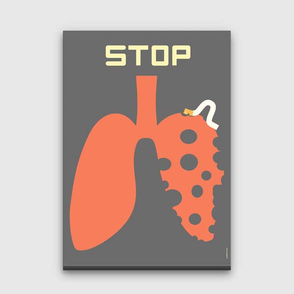 Sigaranın Akciğerlere Zararı Temalı Sanat Panosu – D-109