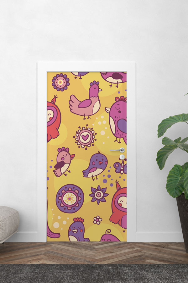 Bebek - Çocuk Odası Kapı Tasarımı 9976