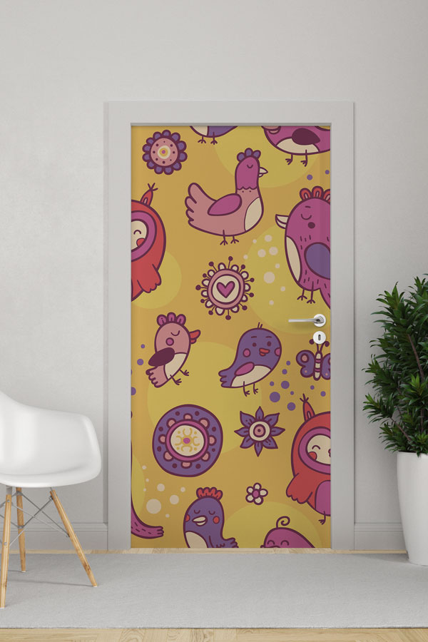 Bebek - Çocuk Odası Kapı Tasarımı 9976