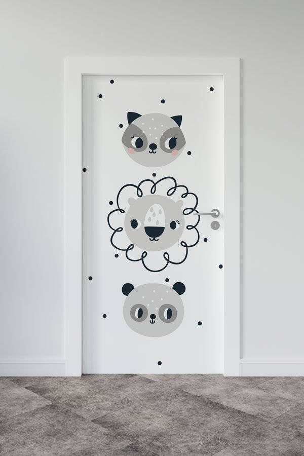 okul,sınıf,kapı,giydirme Bebek - Çocuk Odası Kapı Tasarımı 9913