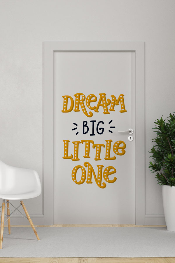 Bebek - Çocuk Odası Kapı Tasarımı 9927