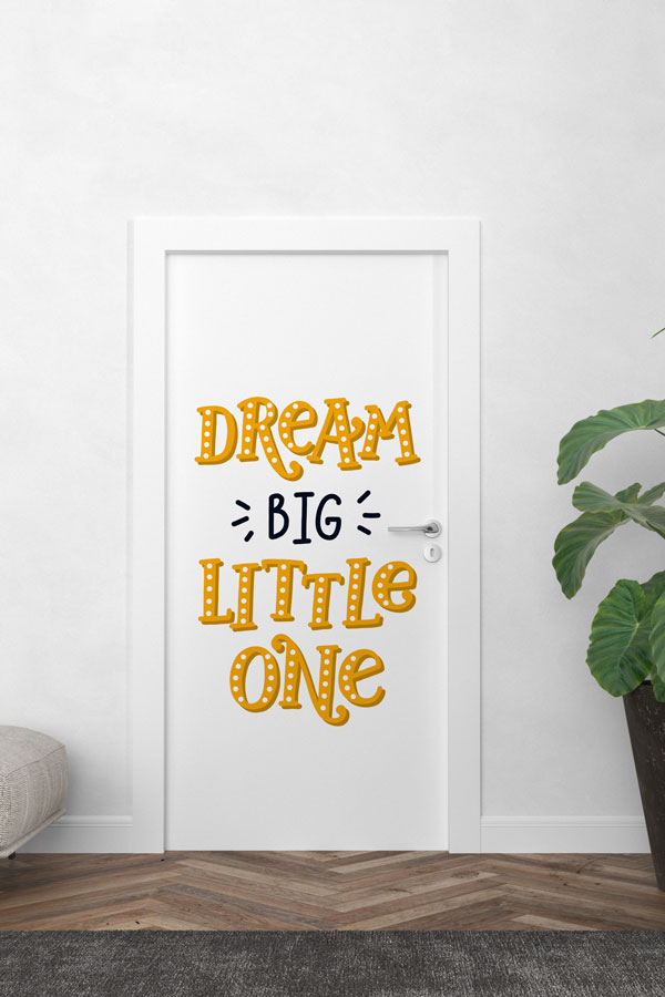 Bebek - Çocuk Odası Kapı Tasarımı 9927