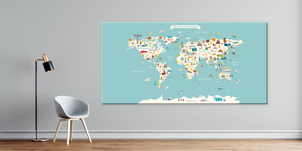 nursery-wall-decoration-10153-01 Bu büyük ebatlı duvar dekoru eğitim kurumları için 10153