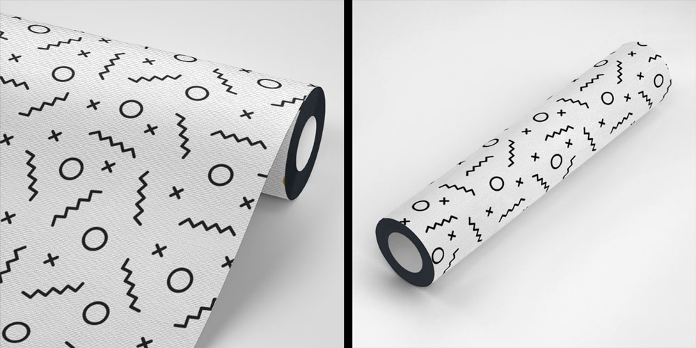 Memphis Tarzı Geometrik Desen Sanatı Duvar Kaplaması 5181