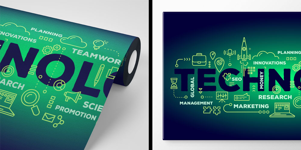 Teknoloji ve İnovasyon Temalı Modern Ofis Duvar Kağıdı 5390