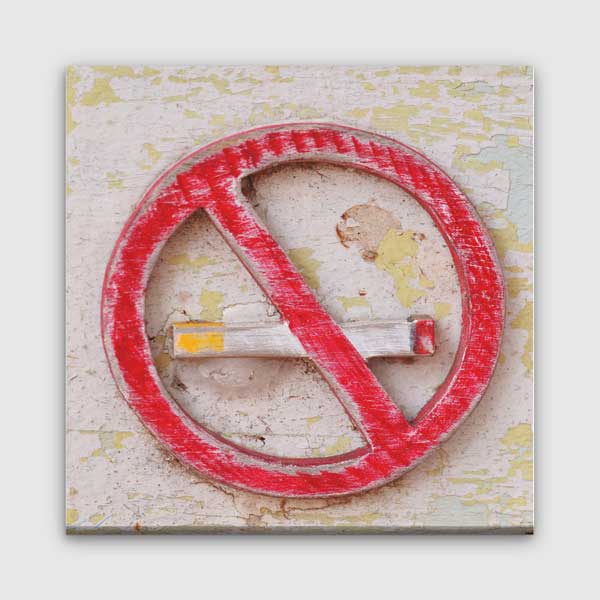 Eski Görünümlü Sigara Yasak İşareti Duvar Panosu – 4020
