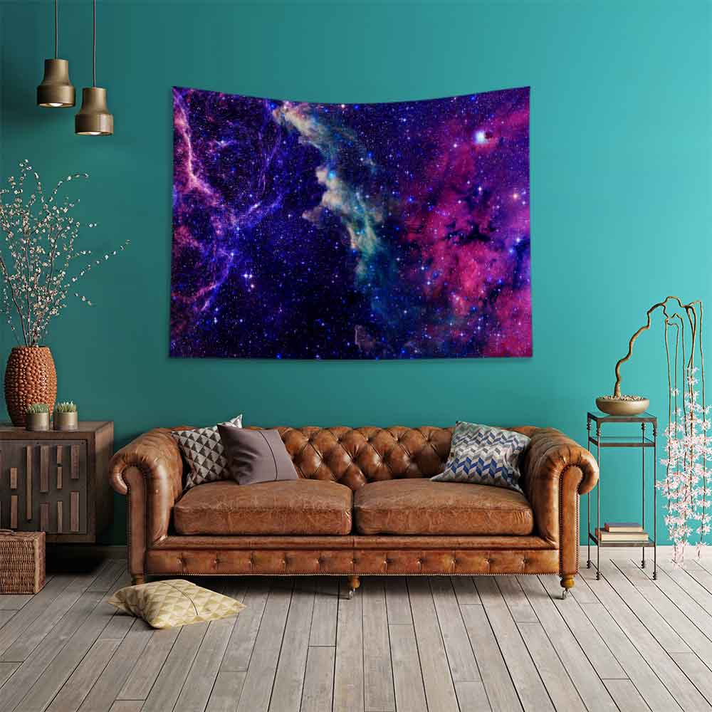 Mor Nebula Galaksi Uzay Duvar Örtüsü 4358