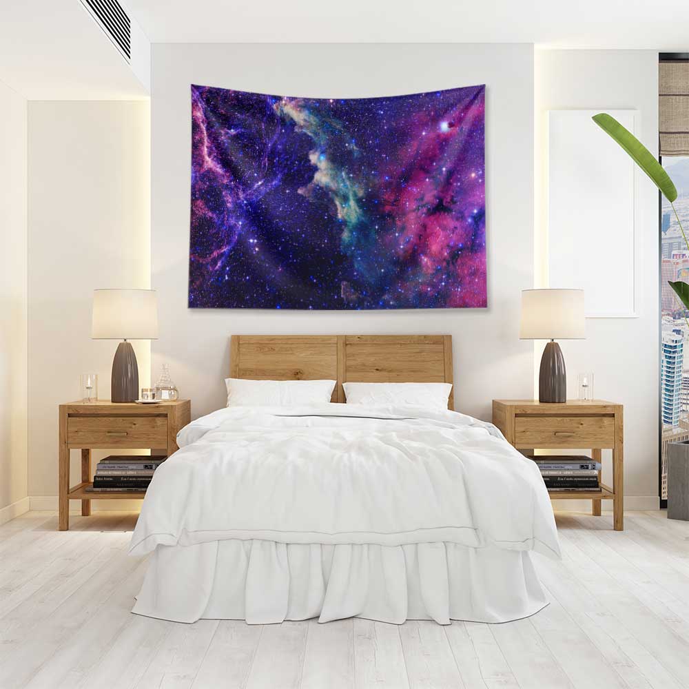 Mor Nebula Galaksi Uzay Duvar Örtüsü 4358