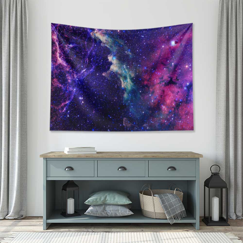 Mor Nebula Galaksi Uzay Duvar Örtüsü 4358