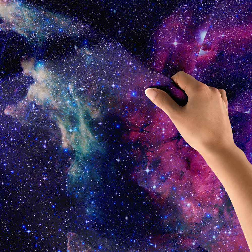 Mor Nebula Galaksi Uzay Duvar Örtüsü 4358