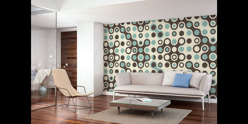 ofis-dekorsyonu-5227-01 Retro Dairesel Desen Duvar Kağıdı 5227
