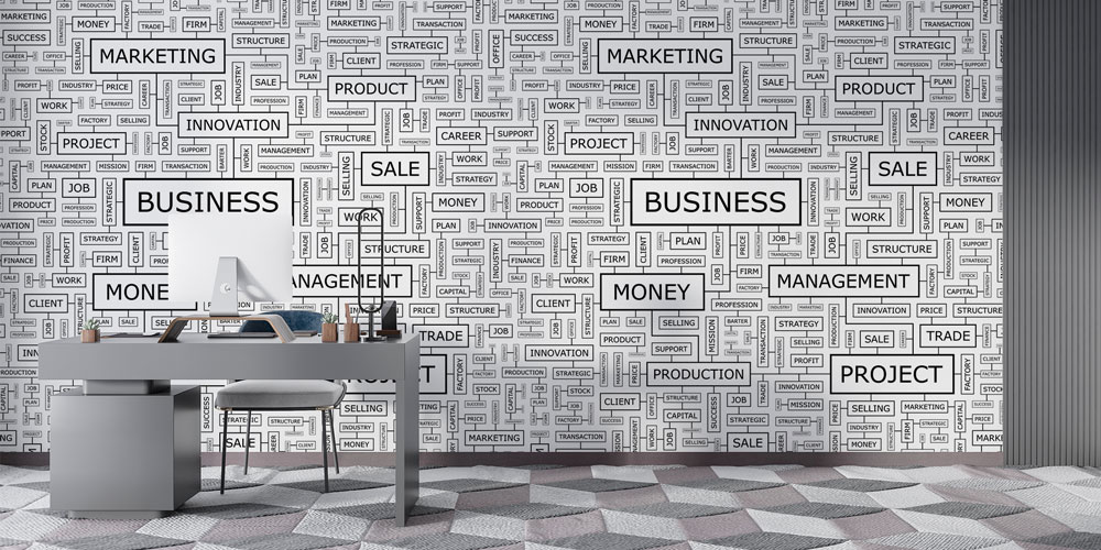 Business ve Yönetim Yazılı Duvar Kağıdı 5351