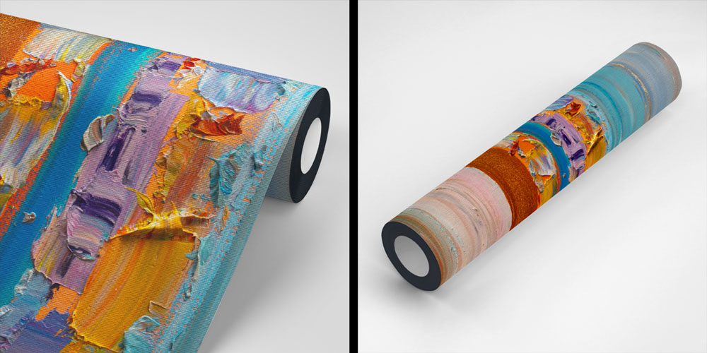 Renk Katmanlı Modern Soyut Sanat Duvar Kağıdı 4150