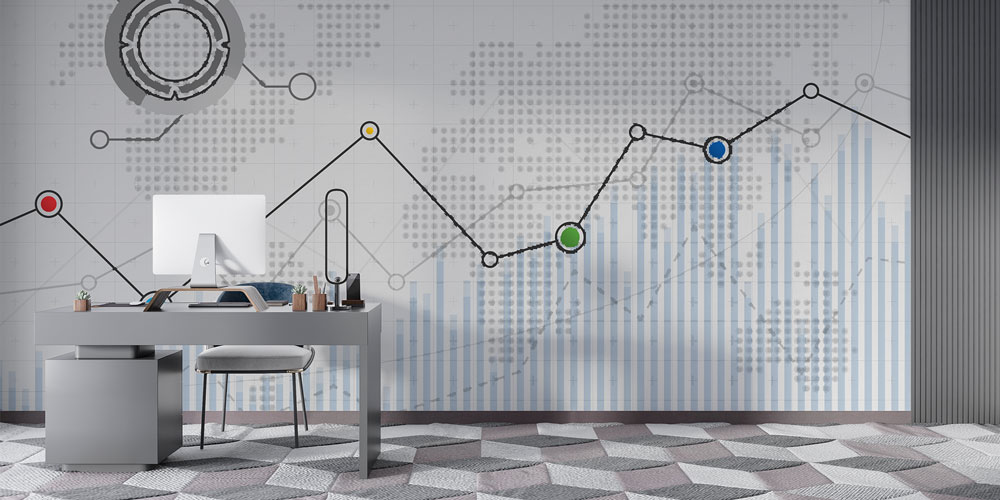 Finansal Grafik ve Veri Analizi Temalı Duvar Kağıdı 5339