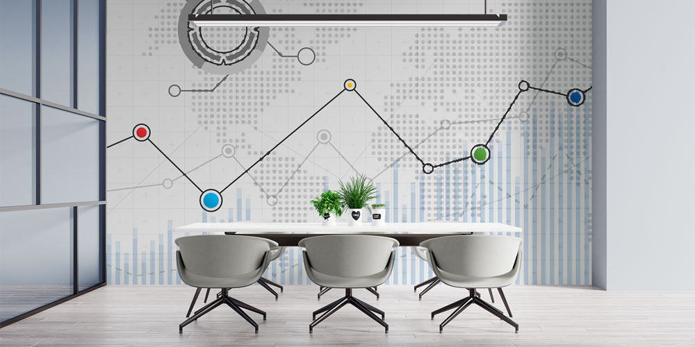 Finansal Grafik ve Veri Analizi Temalı Duvar Kağıdı 5339