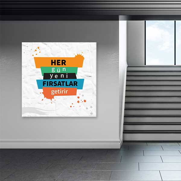 ogrenci-motivasyonu-4093-02 "Her Gün Yeni Fırsatlar Getirir" Motivasyon Posteri – 4093