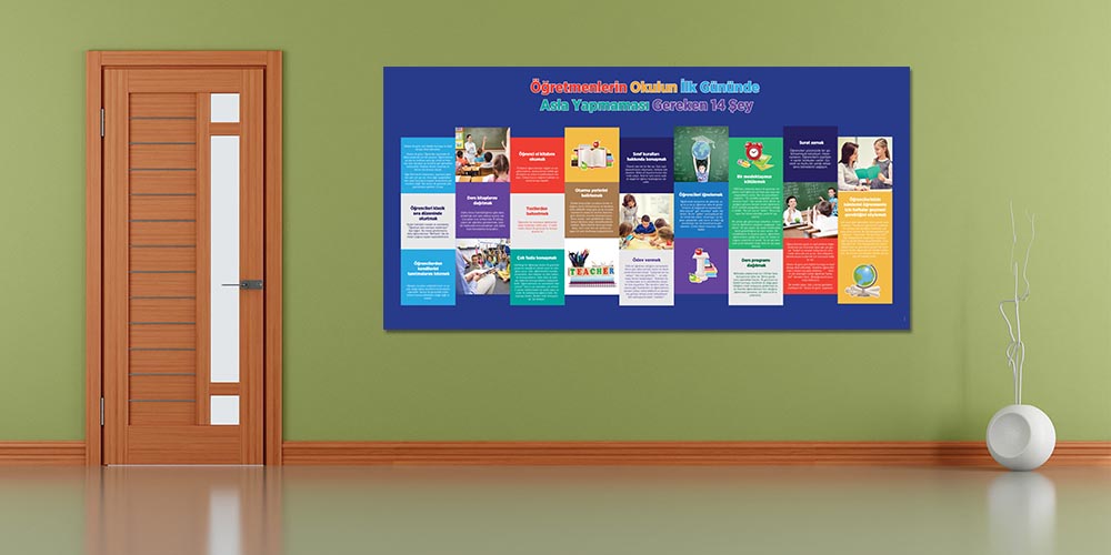 Öğretmenlerin Okulun İlk Gününde Yapmaması Gereken 14 Şey Posteri  3135