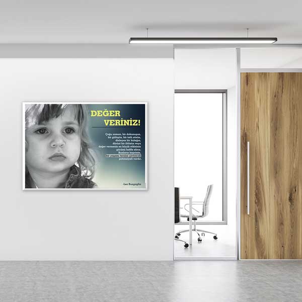 Öğrenmek Gönül İşi Kanvas Tablo – F-511