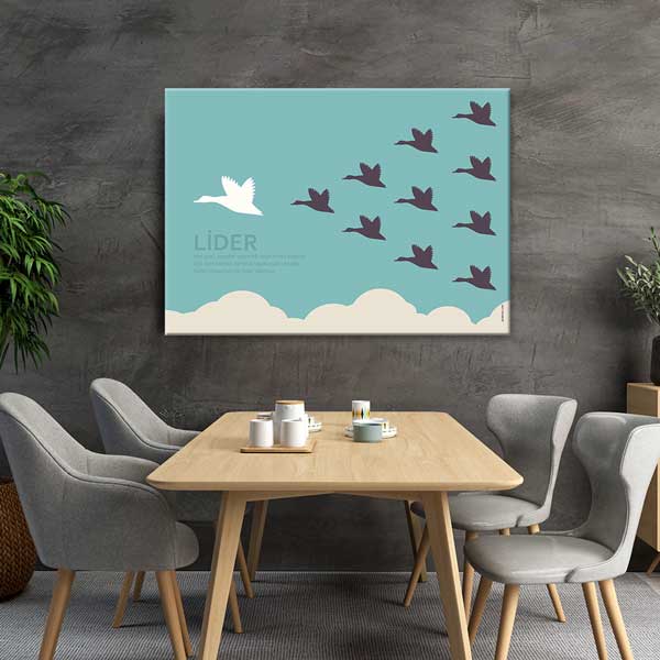 "Liderlik" Kuş Formasyonu Eğitim Posteri – D-131